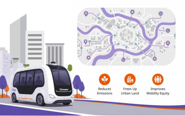 Research about the benefits of autonomous transit for cities and city planners.
